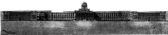 СВВМИУ (Голландия) :: Один из проектов зданий Морского кадетского корпуса 1915 г.